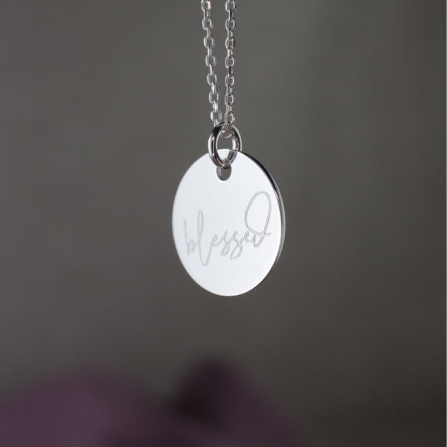 Anhänger Blessed Silber